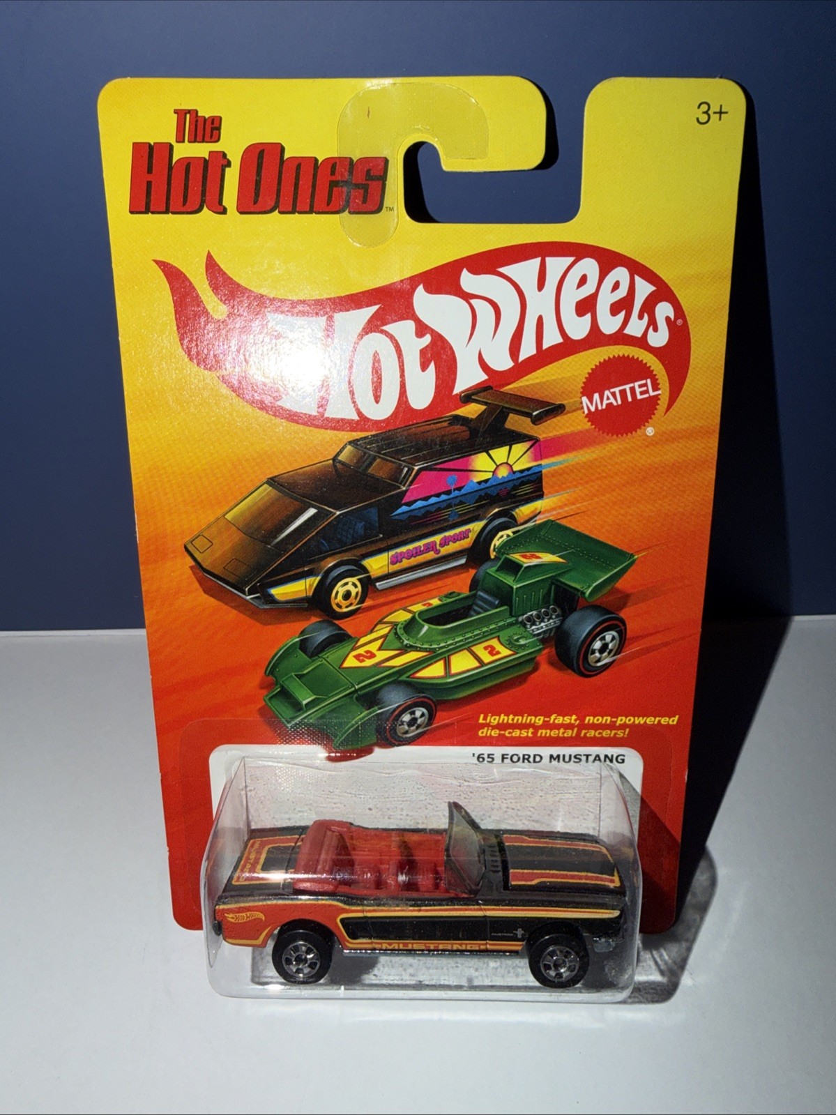 Hot Wheels 2011 The Hot Ones '65 Ford Mustang Metalflake Black - Blackwalls