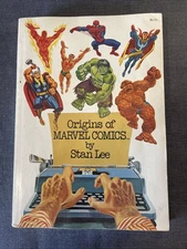Origins Of Marvel Comics By Stan Lee First Press 1974 Fireside Simon & Shuchster