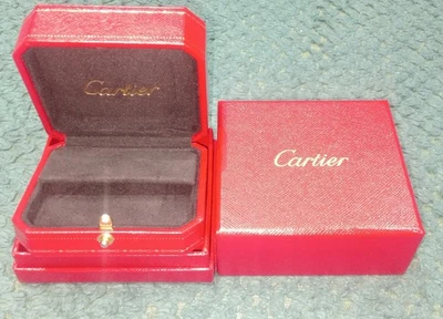 BOITE /BOX/ECRIN CARTIER POUR BOUCLES D'OREILLES - Photo 1/4