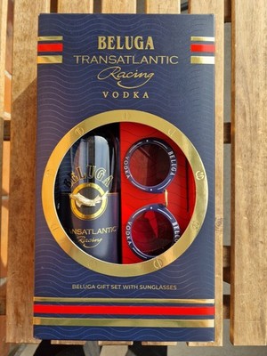 Beluga Transatlantic 0.7l Geschenkset mit Beluga Sonnenbrille original Noblewood