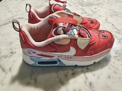 US Size 2  - Nike Air Max 90 Kid Red,Blue  