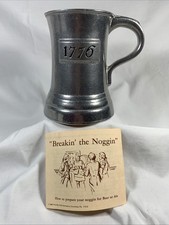 Vintage 1776 RWP Wilton Armetale -Mug Tankard Made in USA