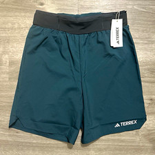 Adidas Terrex Xperior Trail 9" Running Shorts Hiking Men's M $75 NWT JL6183 Teal