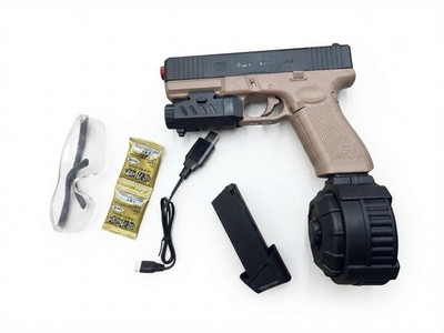 G19 Gel Blaster Spielzeugpistole Inkl. Drum Magazin