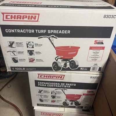 8303C Chapin 100-pound Professional SureSpread Spreader, 1, Red