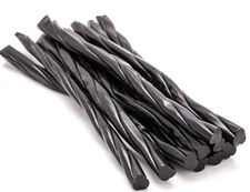 Decadent Black Licorice Twists – Gourmet Old-Fashioned Chewy Candy Treats