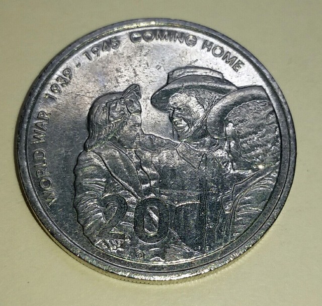 2005 Australia 20c World War 19391945 Coming Home Circulated Twenty