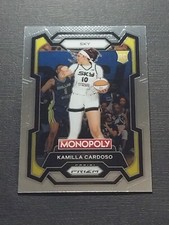KAMILLA CARDOSO RC 2024 Panini Prizm WNBA Monopoly Base Chrome #2 Sky Rookie
