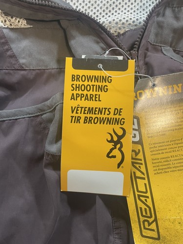 Browning Summit Mesh Shooting Vest Women’s Size Medium Purple Gray Right Handed - Picture 11 of 16