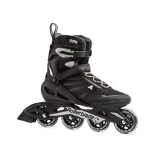 Rollerblade Zetrablade Men's Adult Fitness Inline Skate, Black and Silver, Pe...