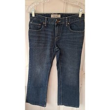 Urban Pipeline Bootcut Straight Leg Jeans 12 Husky Dark Wash Casual Unisex