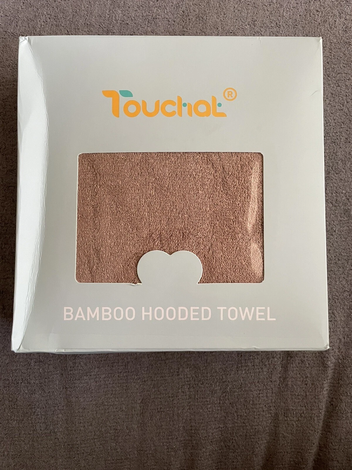 Touchat Bamboo Hooded Towel Brown Dog