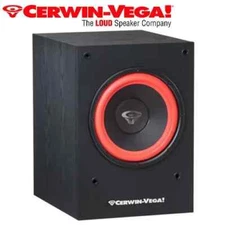 Cerwin Vega SL-10S - 10" Active Powered Subwoofer 150 Watt Home Theater Speaker