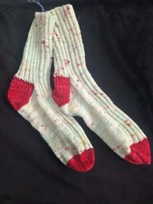 Hand knit socks