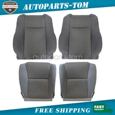 For Toyota Tacoma 2009-2015 Driver & Passenger Replacement Seat Cover Gray