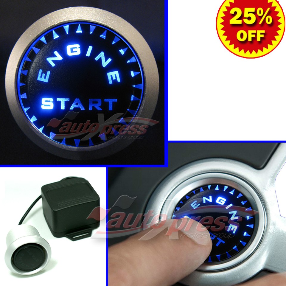 Push Start Button Kit, Ignition Engine Starter UNIVERSAL - Luminous ...