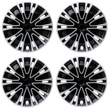 4 Pcs Wheel Rims Cover 15 Inch Wheel Hubcaps Hub Caps Replacement Fit For Smart