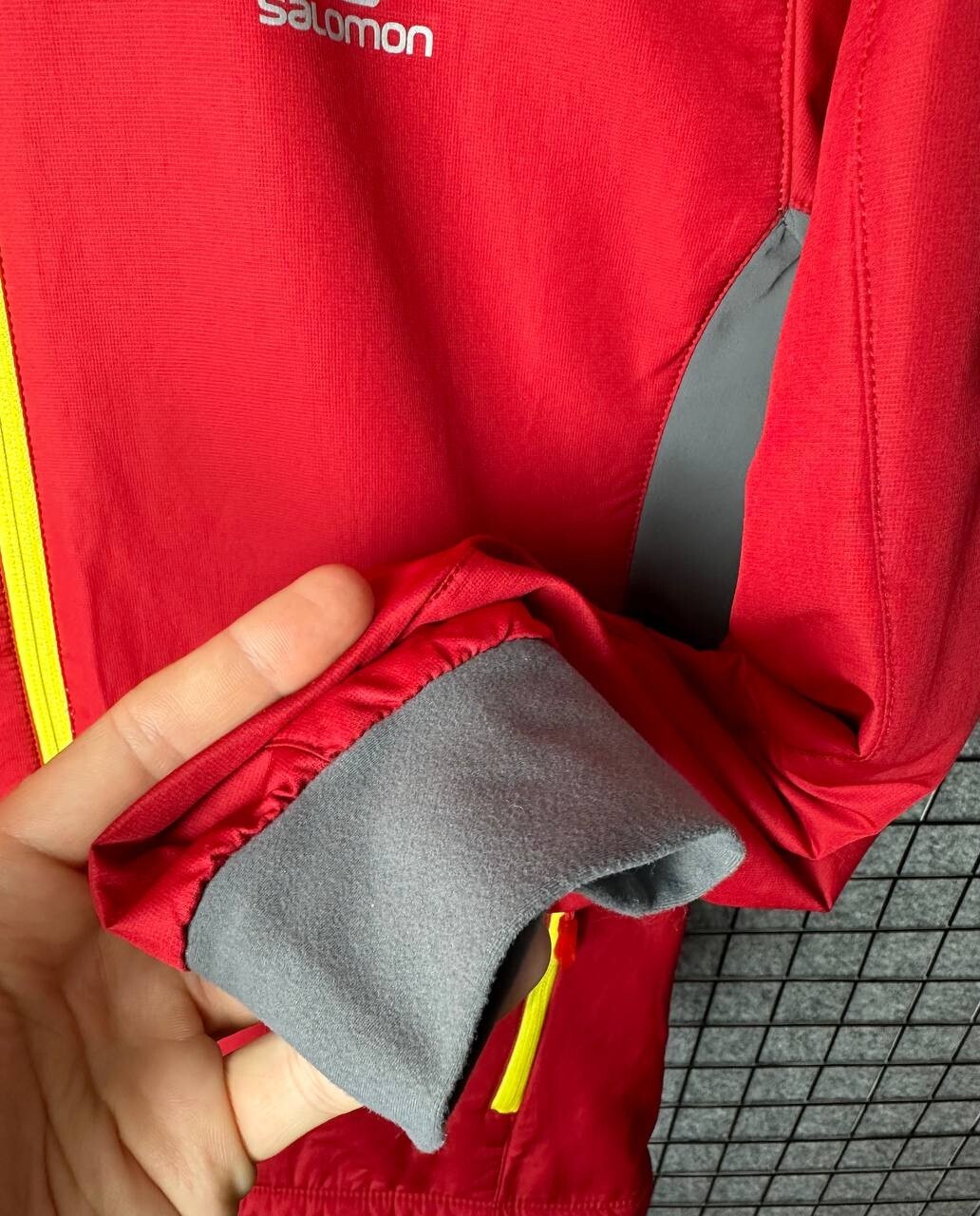 Salomon Giacca Leggera Softshell Escursionismo Trekking Outdoor Taglia S