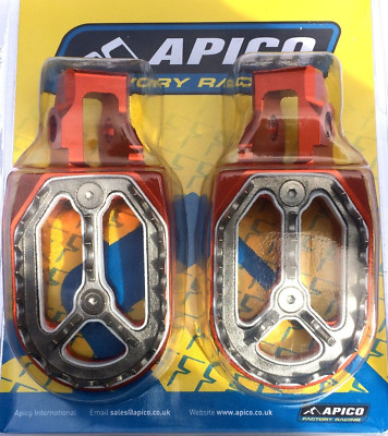 KTM APICO PRO BITE WIDE ORANGE FUSSRASTEN - KTM 250SXF 350SXF 2016 - 2022