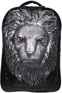 3d lion head backpack