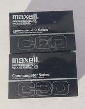 Maxell Professional Industrial Communicator Series C60 Cassettes Lot of 6 NOS