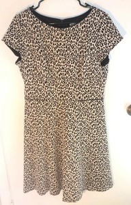 animal print dress size 14