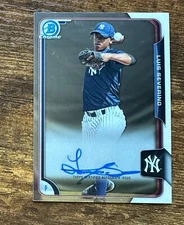 2015 Bowman Chrome Prospect Autographs #BCAPLS Luis Severino #X11888