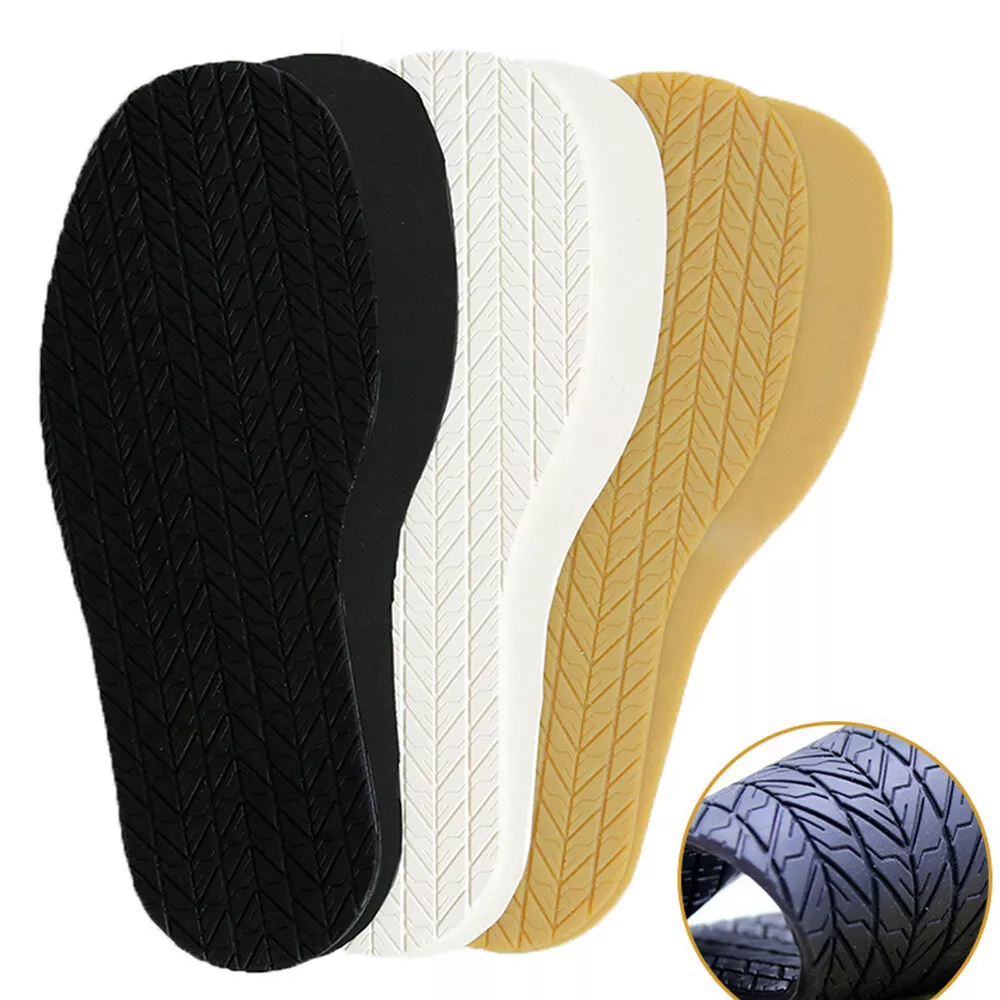 Quality Rubber Stick on Soles Heal Anti-Slip Wearable Grip Shoes Repair KIt  Acc