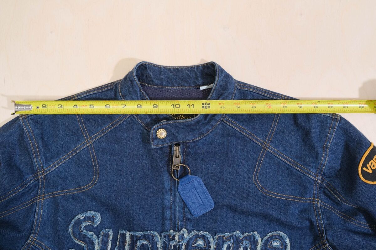 Supreme Vanson Leathers Cordura Denim S Small Jacket Supreme Vanson Leathers Cordura Denim S Small Jacket