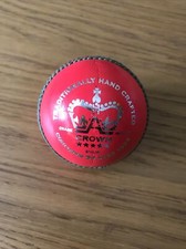 Gray Nicolls Crown 5 Star Cricket Sports Grade 1 Hand Stitched Pink Ball 5.5oz