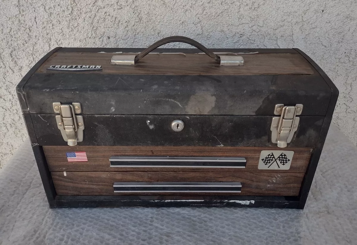 Vintage craftsman 2 2024 drawer tool box