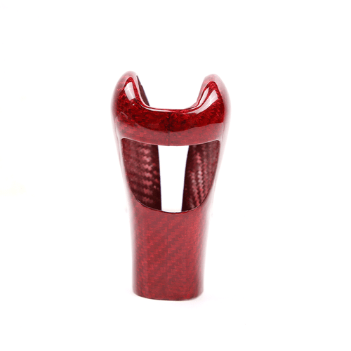 Real Carbon Fiber Gear Shift Knob Cover Trim Fit for Porsche Cayenne 958 2011-17 - Picture 5 of 6