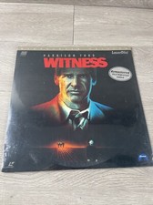 Witness Remastered Widescreen Laserdisc Harrison Ford NEW SEALED