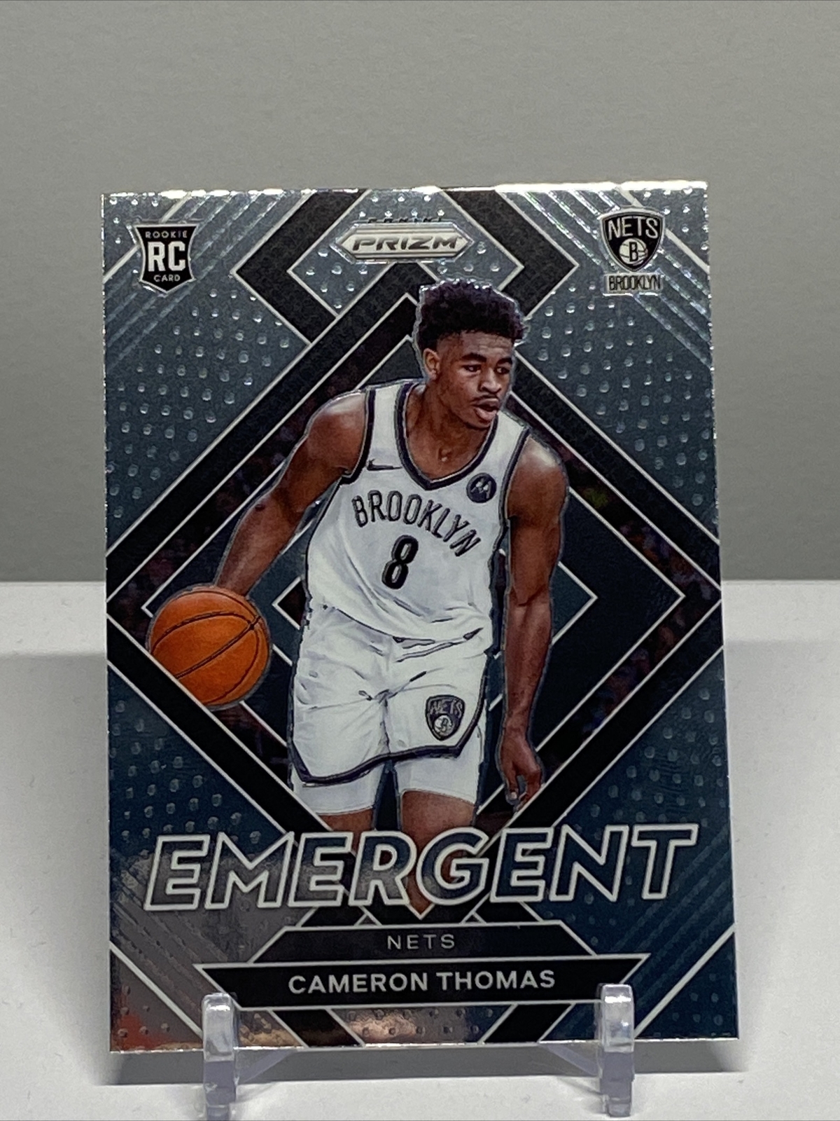 2021-22 Prizm Cameron Thomas Emergent Rookie Card RC #4 Nets