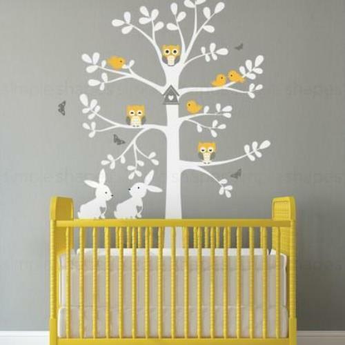 Tree Wall Decal with Animals - Bild 1 von 16