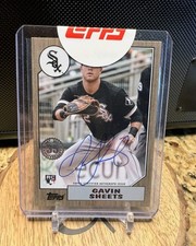 2022 Series 1 1987 Topps Baseball Gold Auto /50 Gavin Sheets #87BA-GSH Rookie RC