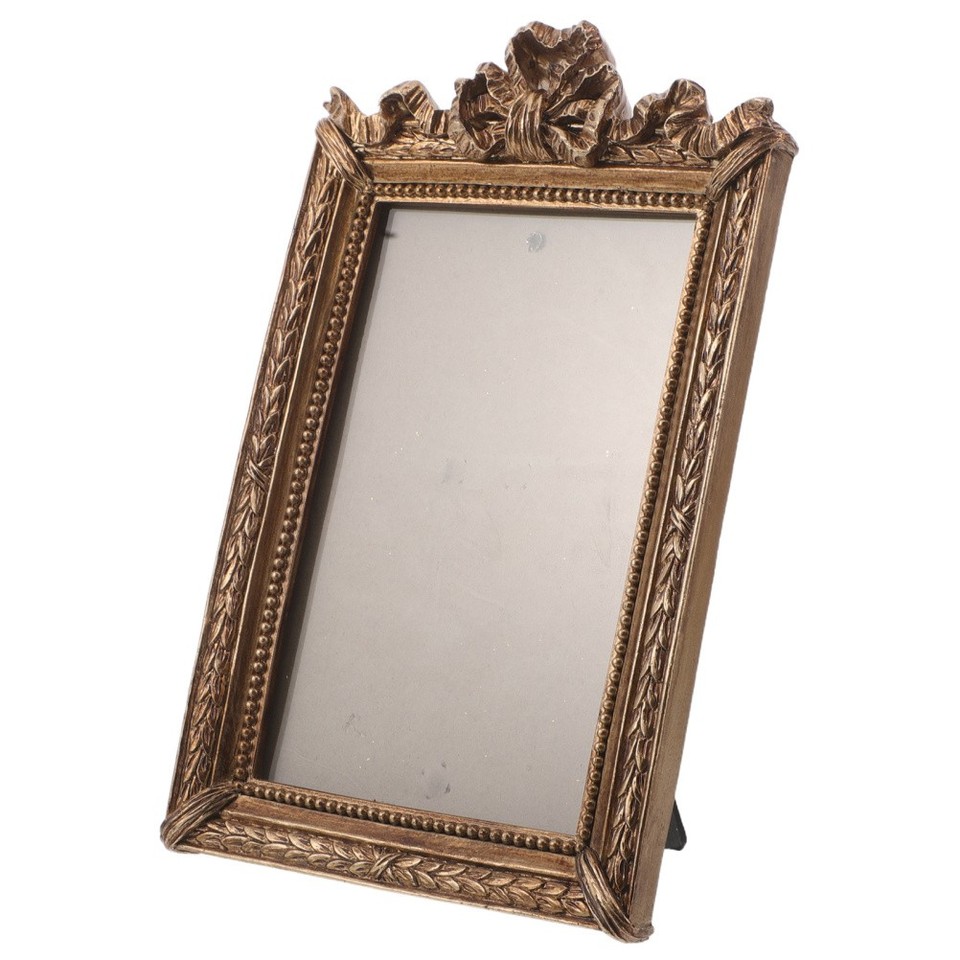 Picture Frame Ornament Decorative Bow Gold European Style Frames | eBay ...