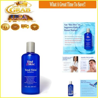 Post-Shave Ingrown Hair & Razor Bump Solution for Men & Women 4oz