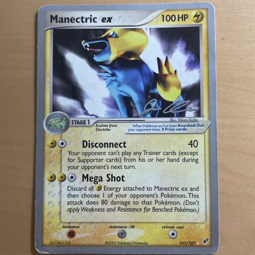 Manectric EX 101/107 Deoxys Holo LP Pokemon TCG