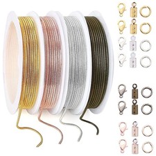 Plated Necklace Chain for Jewelry Making DIY Necklace Chains Lobster Clasps