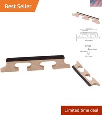 Replacement Standard 4-String Banjo Bridge - Quality Maple  Rosewood Build
