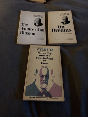 Freud Jung Fromm Psychology Psychoanalysis Psychiatry Vintage Books Lot of 3