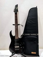 Ibanez Prestige RG2127X 7-String Piezo Japan Only FujiGen KJG Blend Mod Black