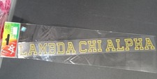 Lambda Chi Alpha 15x2 Die Cut Self Adhesive D...
