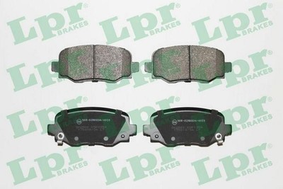 LPR 05P1954 Bremsbeläge Satz Bremsklötze Hinten für FIAT 500X (334)