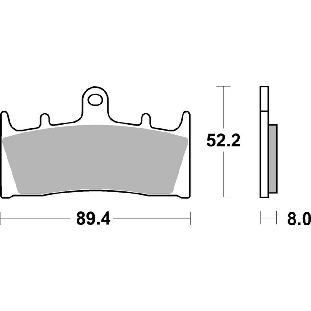 Brembo Organic Brake Pads 07SU1907 For Motorcycle Parts Accessories