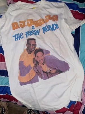 Vintage Dj Jazzy Jeff And The Fresh Prince Of Bel Air 1988 Shirt double sided 