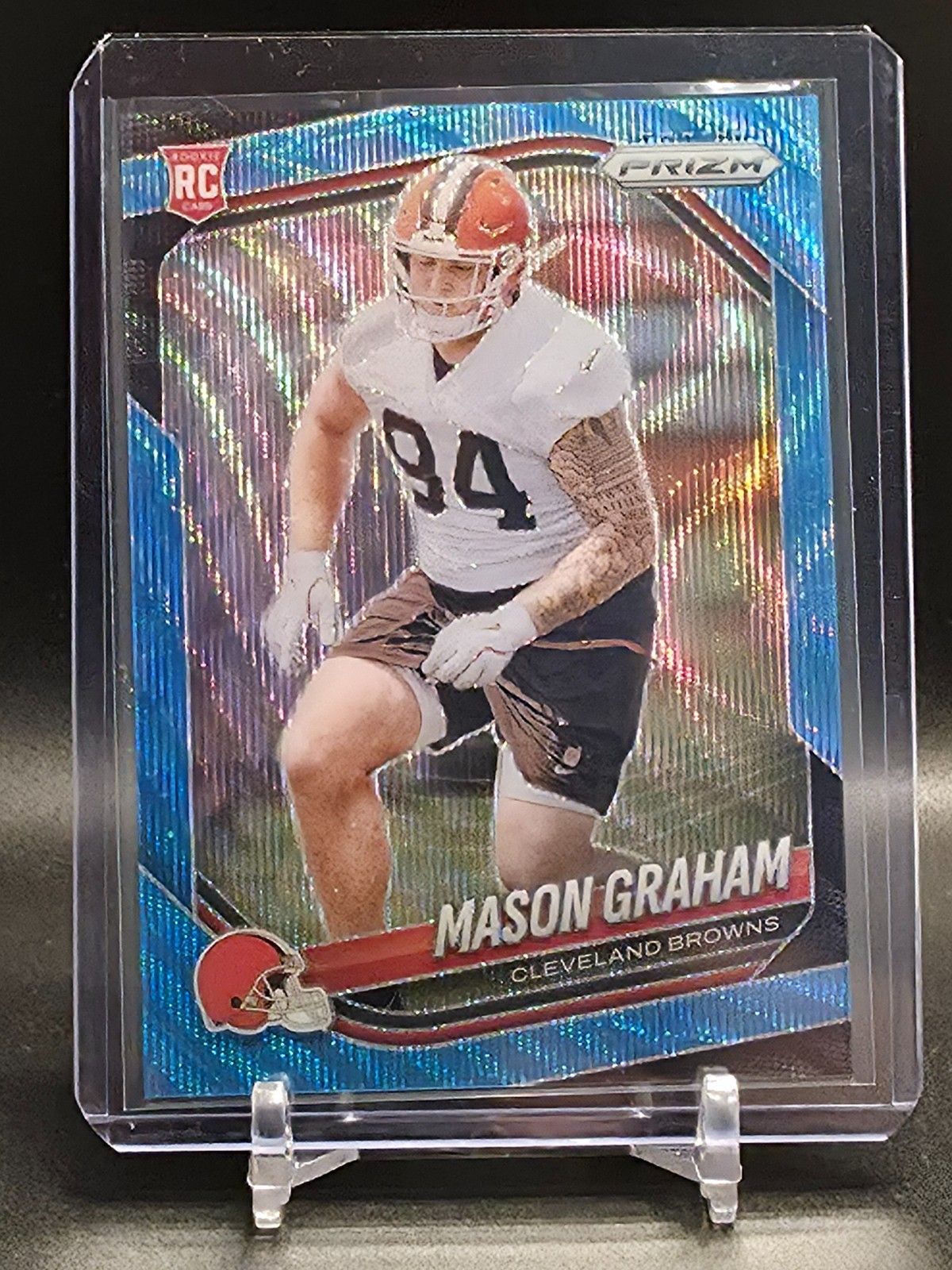 MASON GRAHAM ROOKIE 2025 Panini Prizm Football #354 Browns BLUE WAVE PRIZM /230