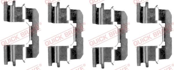 Quick Brake ZubehöRsatz, Scheibenbremsbelag 109-1227 FüR Toyota-image