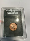 1907 INDIAN HEAD CENT CHOICE UNC
